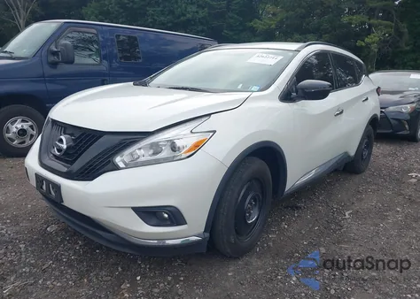 2017 Nissan Murano Sv z USA, uszkodzony, nr VIN 5N1AZ2MH4HN198887